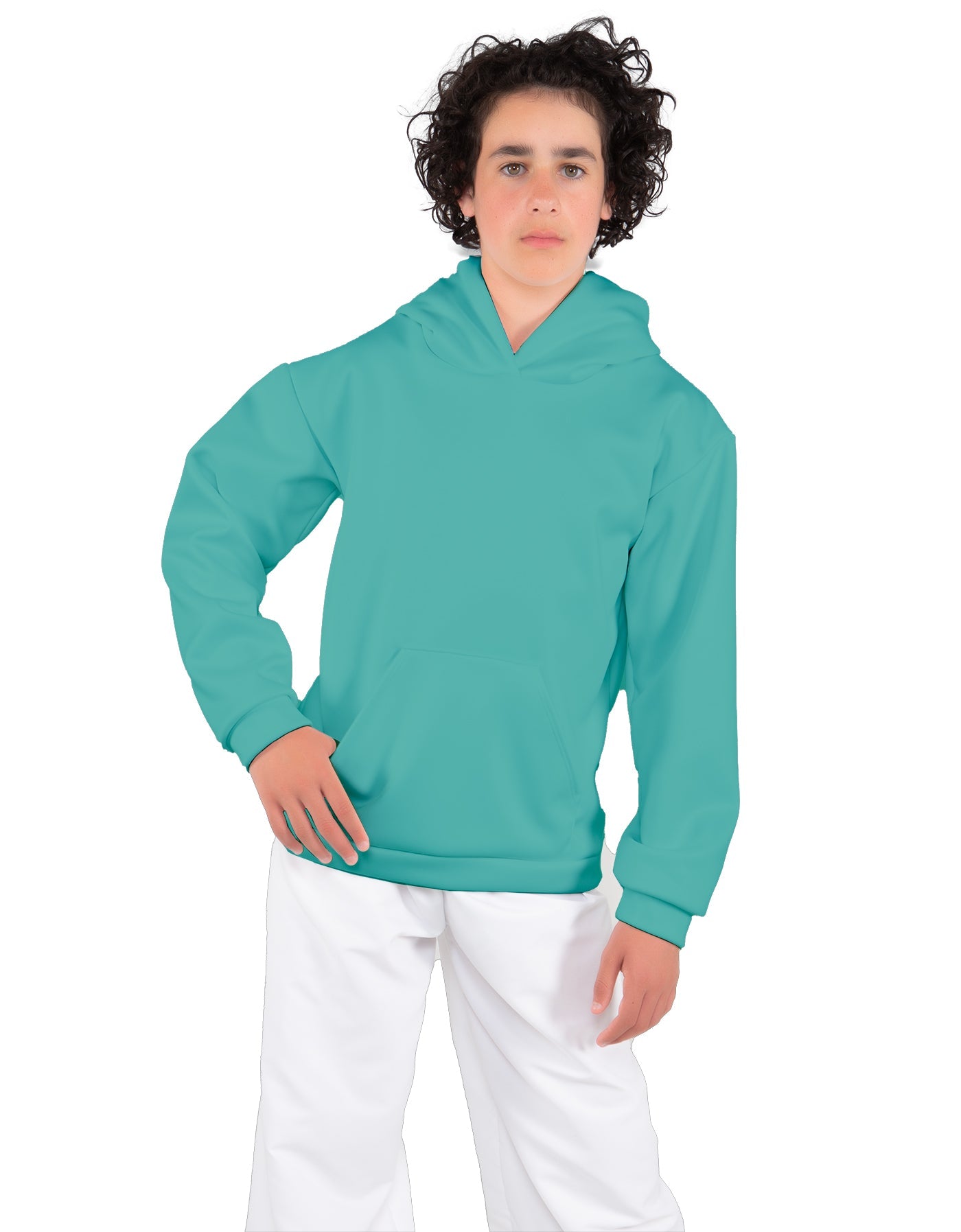 Solid Fleece Pullover Hoody