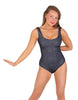 Solid Sequin Tank Leotard