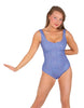 Solid Sequin Tank Leotard