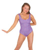 Solid Sequin Tank Leotard