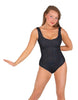 Solid Sequin Tank Leotard