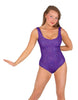 Solid Sequin Tank Leotard