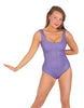 Solid Sequin Tank Leotard