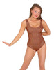 Solid Sequin Tank Leotard