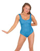 Solid Sequin Tank Leotard