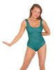 Solid Sequin Tank Leotard