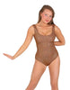 Solid Sequin Tank Leotard