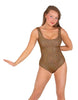 Solid Sequin Tank Leotard