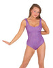 Solid Sequin Tank Leotard