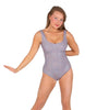 Solid Sequin Tank Leotard