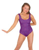 Solid Sequin Tank Leotard