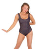Solid Sequin Tank Leotard