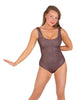 Solid Sequin Tank Leotard