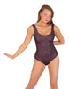 Solid Sequin Tank Leotard