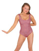 Solid Sequin Tank Leotard
