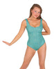 Solid Sequin Tank Leotard