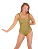 Solid Sequin Tank Leotard