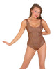 Solid Sequin Tank Leotard