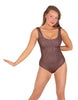 Solid Sequin Tank Leotard