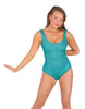 Solid Sequin Tank Leotard