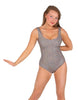 Solid Sequin Tank Leotard