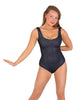 Solid Sequin Tank Leotard