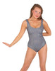 Solid Sequin Tank Leotard