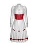 Jolly Holiday LS Puff Sleeve TNeck Dress with Character Skirt
