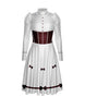 Jolly Holiday LS Puff Sleeve TNeck Dress with Character Skirt