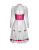 Jolly Holiday LS Puff Sleeve TNeck Dress with Character Skirt