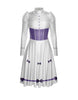 Jolly Holiday LS Puff Sleeve TNeck Dress with Character Skirt