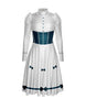 Jolly Holiday LS Puff Sleeve TNeck Dress with Character Skirt