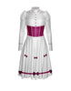 Jolly Holiday LS Puff Sleeve TNeck Dress with Character Skirt