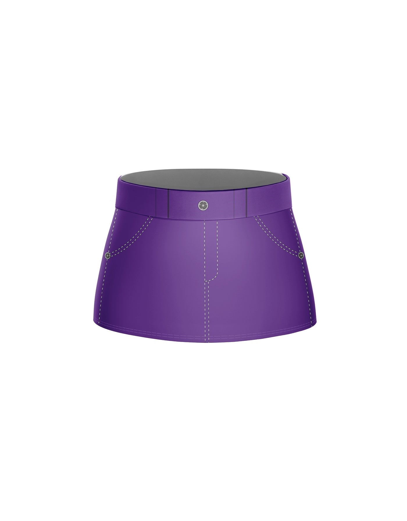 Demon Huntress Panel Skort with Waistband and Panty