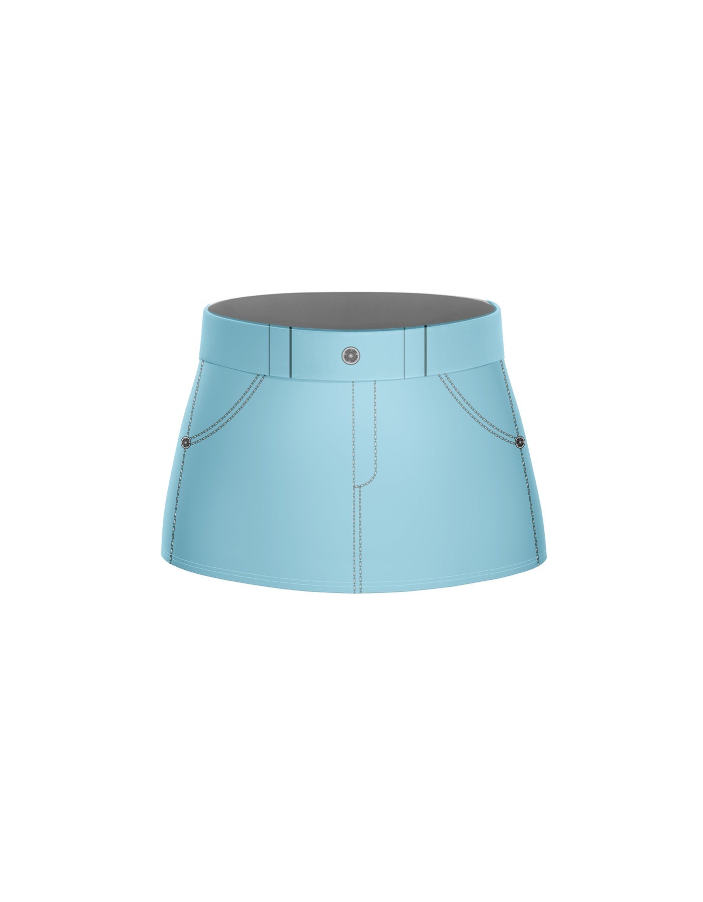 Demon Huntress Panel Skort with Waistband and Panty