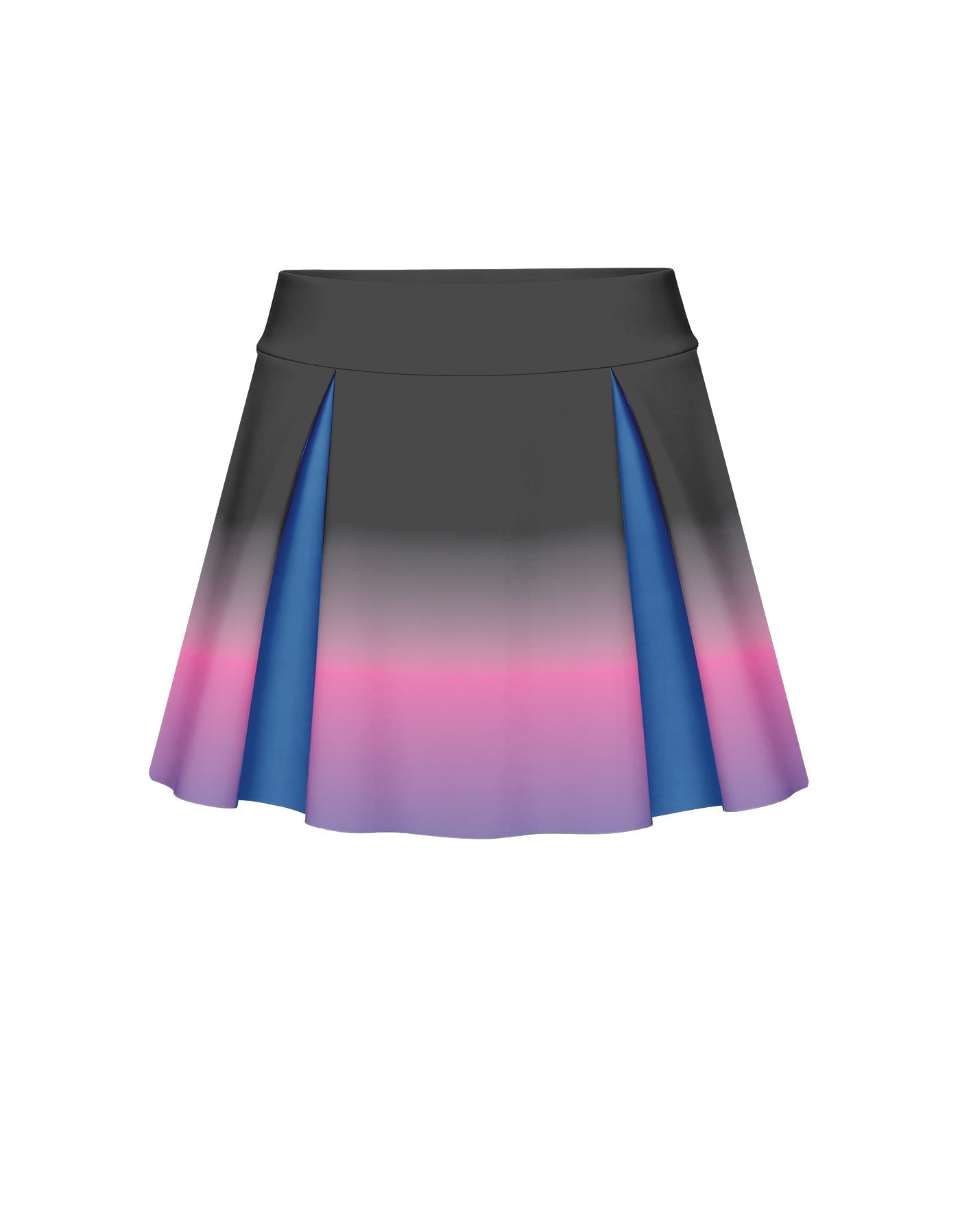 Demon Cats Half Pleat Skort