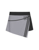 Demon Crows Overlap Panel Skort with Waistband and Panty
