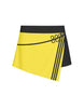 Demon Crows Overlap Panel Skort with Waistband and Panty