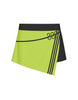 Demon Crows Overlap Panel Skort with Waistband and Panty