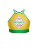 Feeling Hot Hot Hot Halter Binding Crop Top