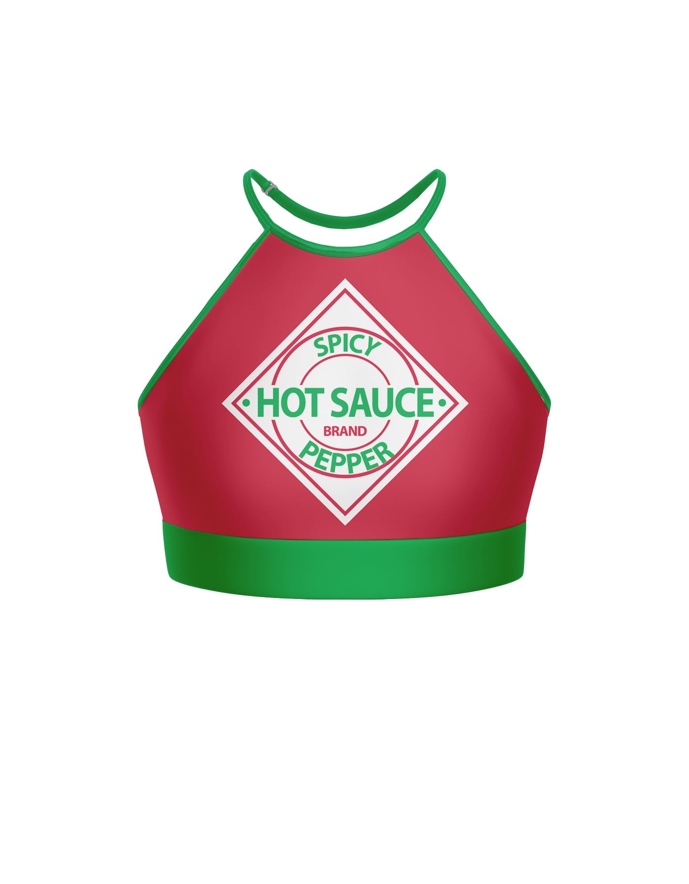 Feeling Hot Hot Hot Halter Binding Crop Top