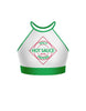 Feeling Hot Hot Hot Halter Binding Crop Top