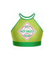 Feeling Hot Hot Hot Halter Binding Crop Top