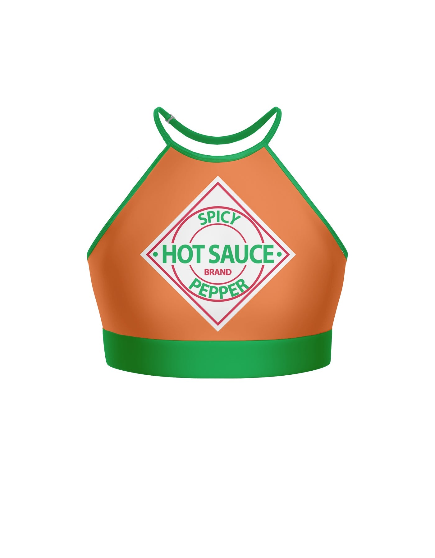 Feeling Hot Hot Hot Halter Binding Crop Top