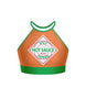 Feeling Hot Hot Hot Halter Binding Crop Top