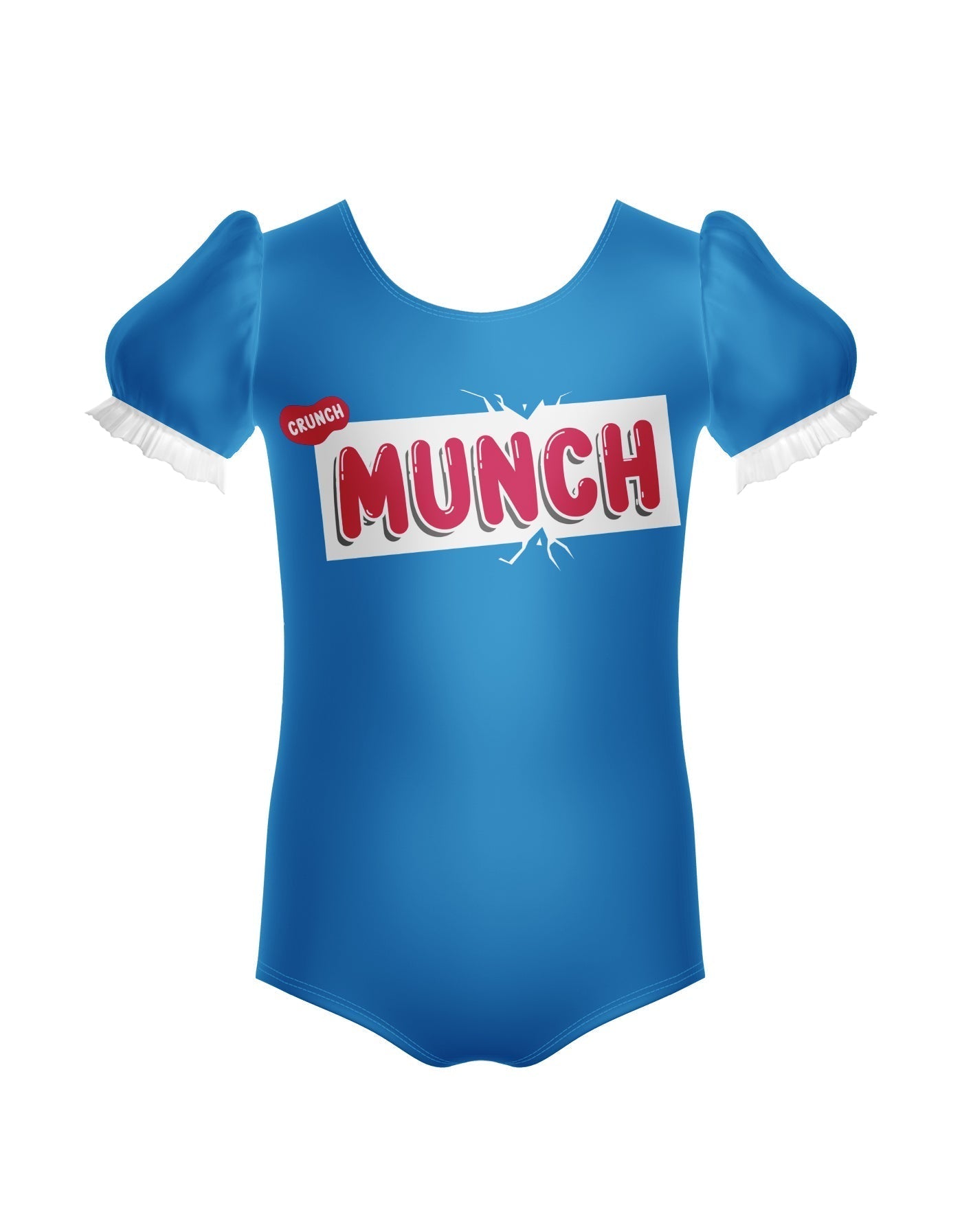 Munch Chocolate Puff Sleeve Leotard