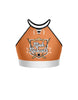 Penalty Box - Hockey Halter Binding Crop Top