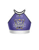 Penalty Box - Hockey Halter Binding Crop Top