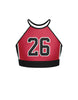 Hoopz Halter Binding Crop Top