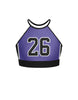 Hoopz Halter Binding Crop Top